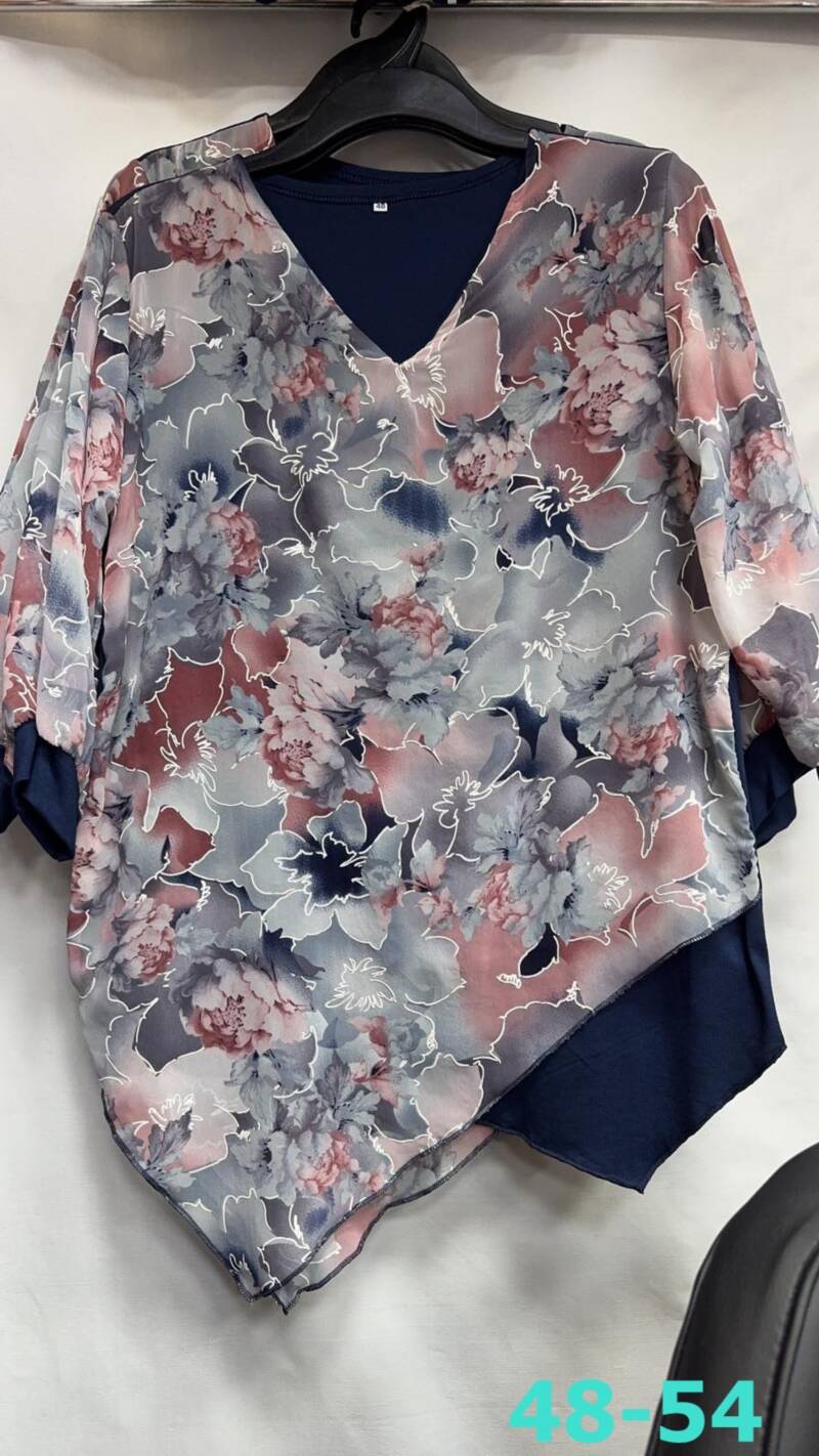 Bluzka damskie (Polska produkt ) Roz 48-54, Mix Kolor Paczka 6 szt
